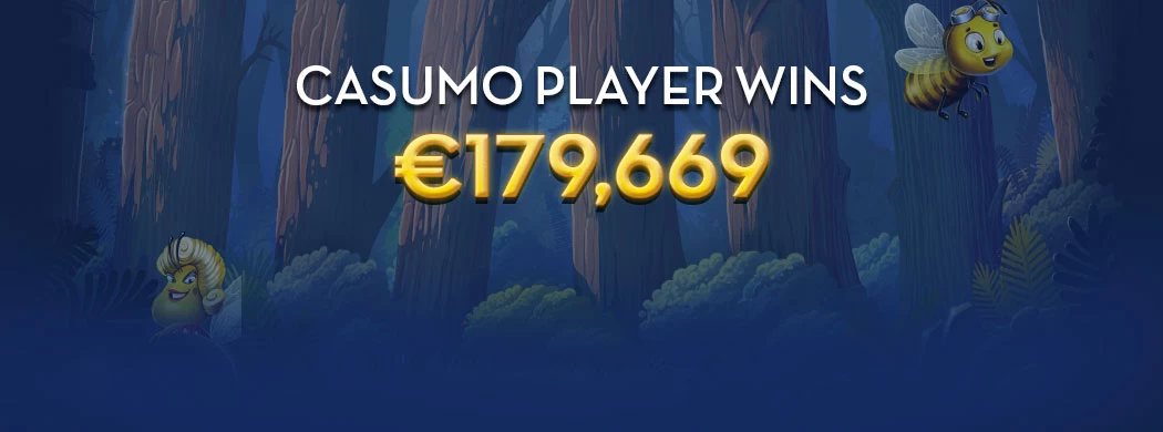 Casumo Player wins €179,669 Over 8 days by Making a Single Deposit of €100