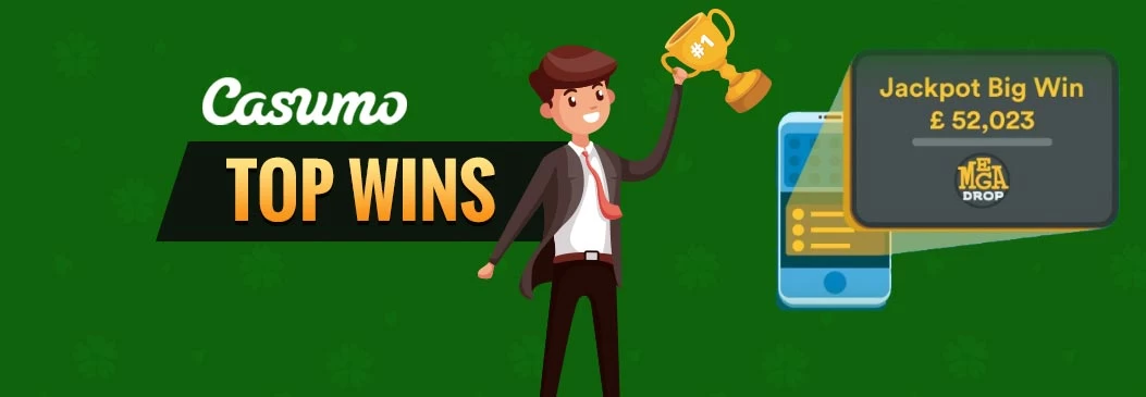 Casumo Casino Players Win Mega Jackpots in November & December 2018