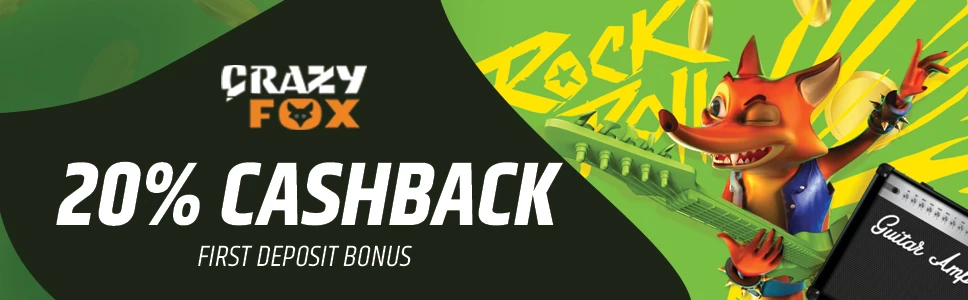 Crazy Fox Casino First Deposit Bonus