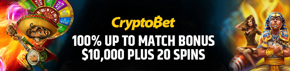 Cryptobet Casino Welcome Bonus