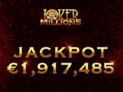 Player Wins €1.9 Million While Playing Jokers Million Slot