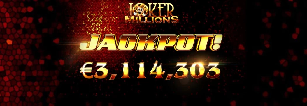 Joker Million Delivers a Massive Win of €3.1M to a Lucky Betsson Player