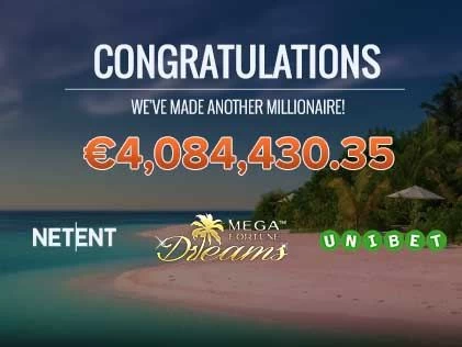Unibet Player Takes Home €4m While Spinning the Reel of Mega Fortune Dreams!