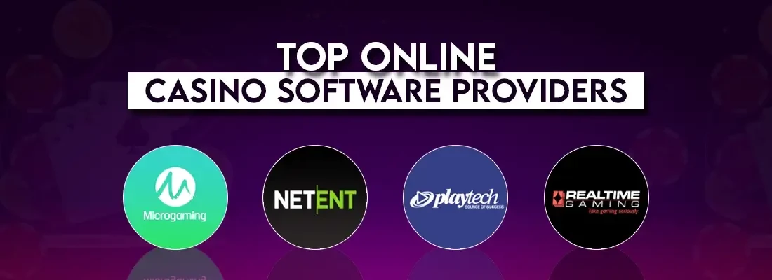 Which are the top online casino software providers?