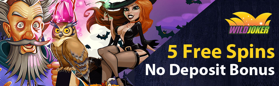 Wild Joker Casino 5 Free Spins No Deposit Bonus 