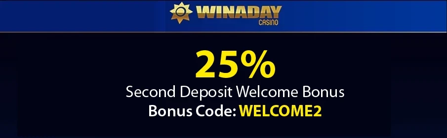 Second Deposit Welcome Bonus