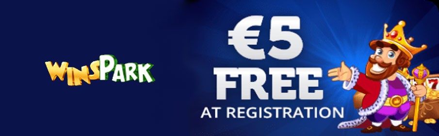 WinsPark Casino - 5€ de Bonus sans dépôt + 200€ de Bonus