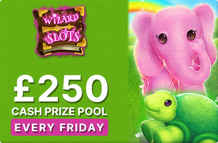 Wizard Slots Casino £250 Cash Prize Pool Bonus Every Friday Wizard Slots Casino £250 Cash Prize Pool Bonus Every Friday