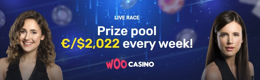 Live Race Tournament at Woo Casino Live Race Tournament at Woo Casino